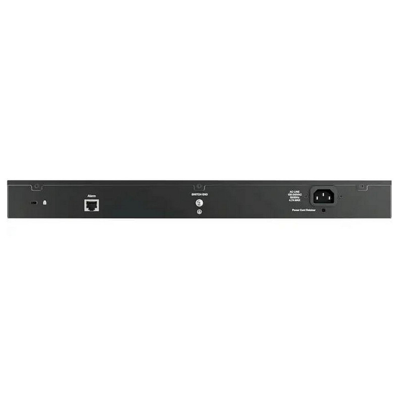 Комутатор D-Link DSS-200G-28MP 24xGE PoE, 4xSFP/GE, 370W, Некерований