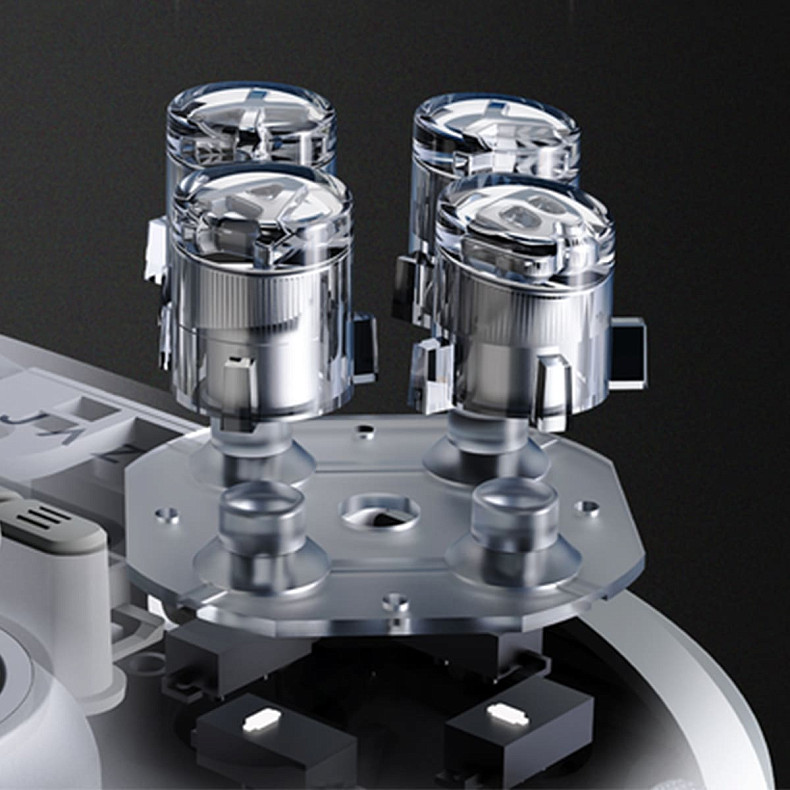 Бездротовий геймпад з док-станцією Ajazz GP100 Set White (GP100S-W)