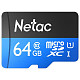 Карта пам'яті Netac microSD64GB C10 UHS-I R80MB/s + SD