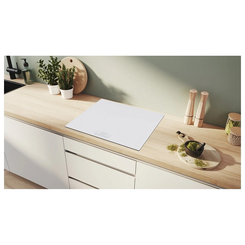 Варочная поверхность Bosch индукционная, 60см, расширенная зона, белый