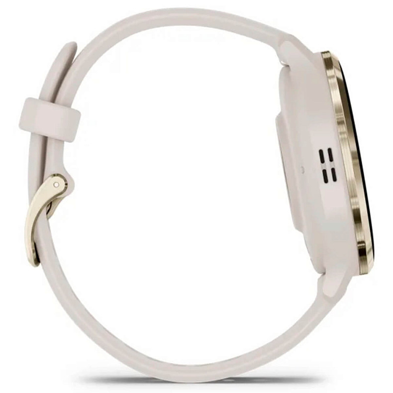 Спортивний годинник GARMIN Venu 3s Soft Gold Stainless Steel Bezel with Ivory Case and Silicone Band
