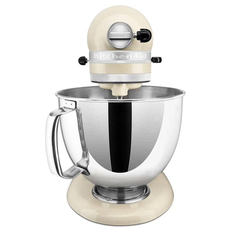 Кухонный комбайн KitchenAid Artisan 4,8 л 5KSM175PSEAC с откидным кремовым кремом.