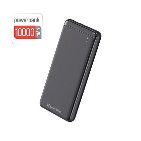 Универсальная мобильная батарея ColorWay Slim 10000mAh Black (CW-PB100LPF2BK)