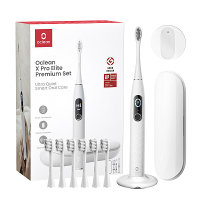 Електрична зубна щітка Oclean X Pro Elite Set Grey