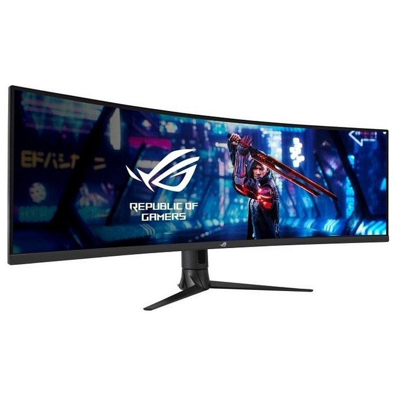 Монитор Asus 49&quot; ROG Strix XG49WCR HDMI, DP, USB-C, 2xUSB, RJ-45, MM, VA, 5120x1440, 32:9, 165Hz