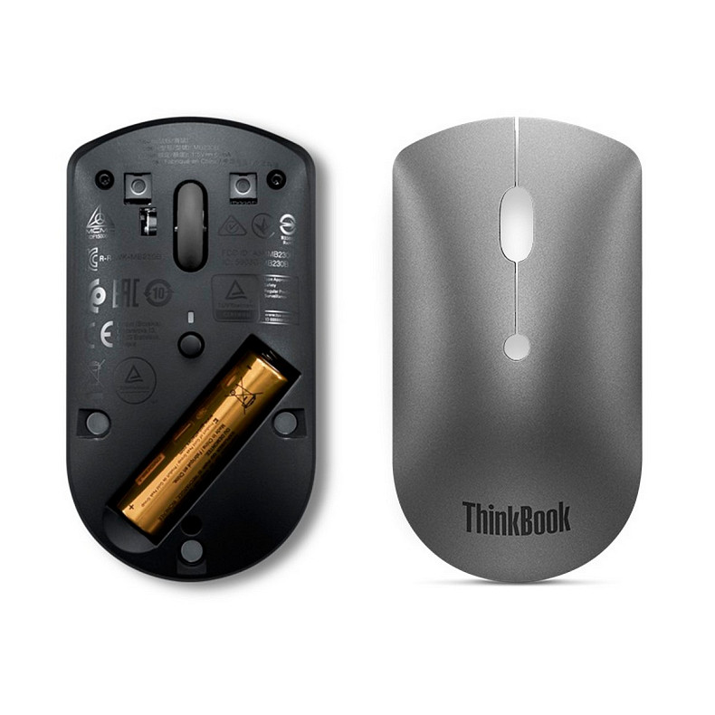 Мишка Lenovo ThinkBook Silent BT Grey