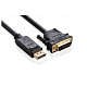 Кабель DisplayPort M - DVI-D 25 M 2 м. V1.2, DP103 черный UGREEN