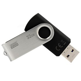 Флеш накопитель USB 3.0 32GB GOODRAM UTS3 (Twister) Black (UTS3-0320K0R11)
