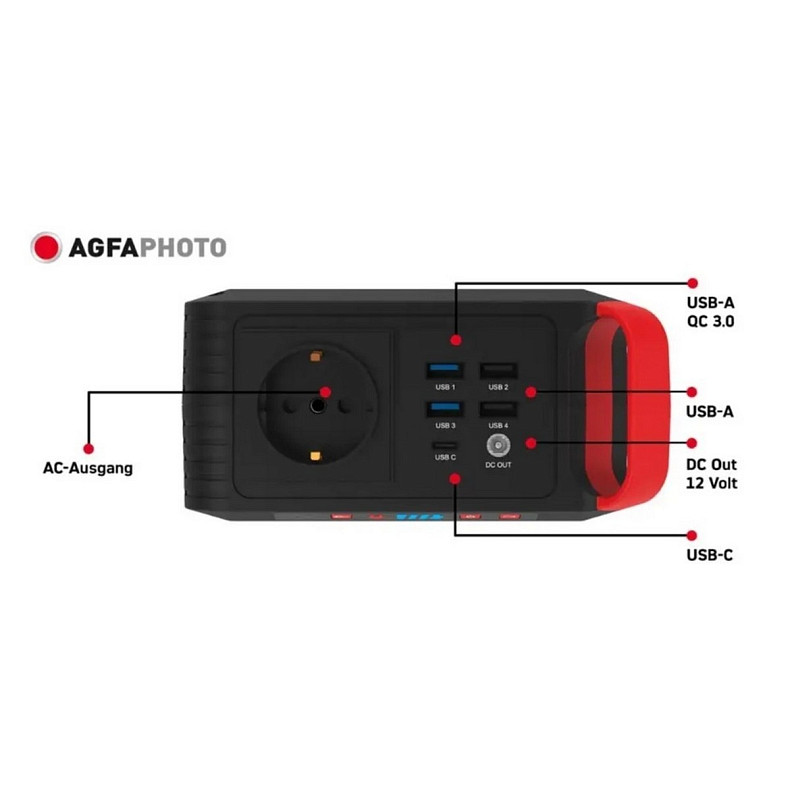 Зарядная станция AgfaPhoto Power Station PS100 (717-854700)