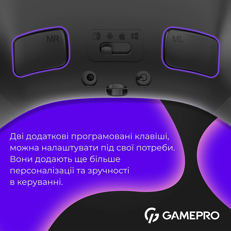 Бездротовий геймпад GamePro GPX13BDOC