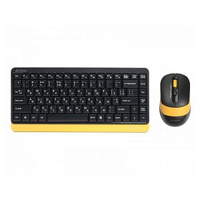 Комплект (клавиатура, мышь) беспроводной A4Tech FG1110 Bumblebee USB