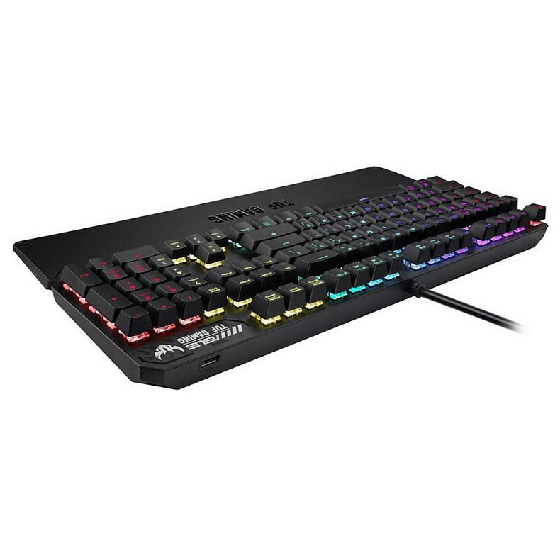 Клавіатура Asus TUF Gaming K3 RGB 104key Kailh BN UA Black (90MP01Q1-BKMA00)