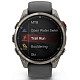 Спортивний годинник GARMIN Fenix ??8 Pro 47 mm AMOLED Sapphire Titanium with Graphite/Black Silicone Band (010-03198-10)