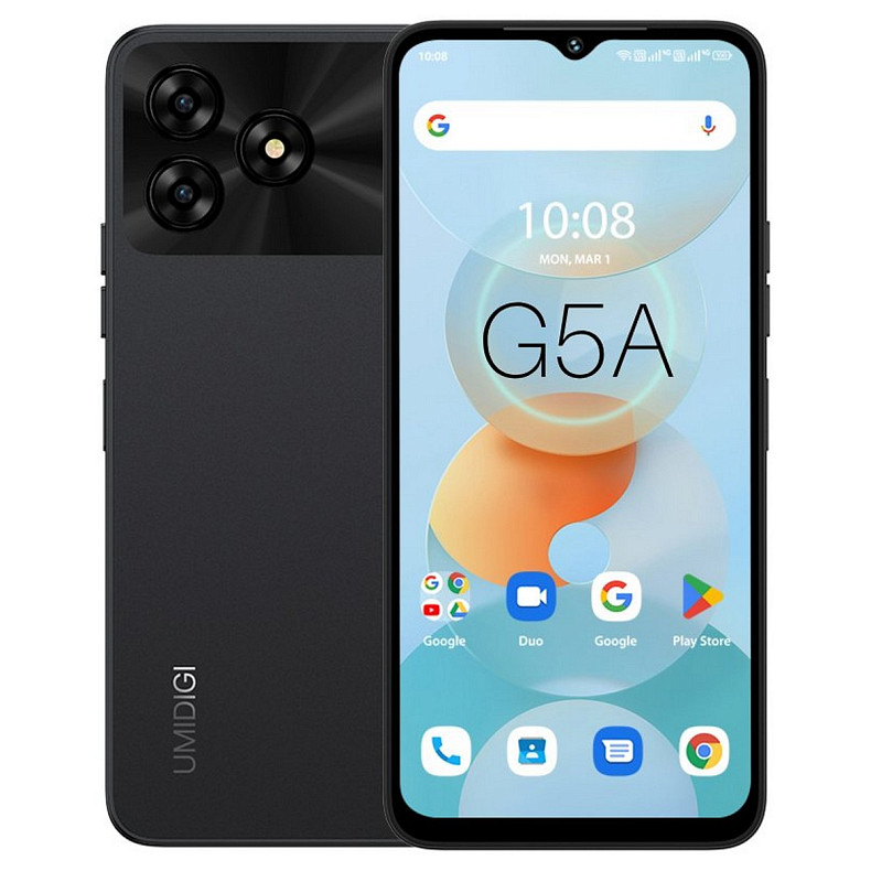 Смартфон UMIDIGI G5A 4/64GB Graphite Black (6973553523262)