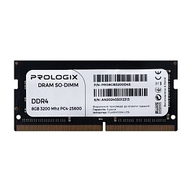 ОЗУ SO-DIMM 8GB/3200 DDR4 Prologix (PRO8GB3200D4S)