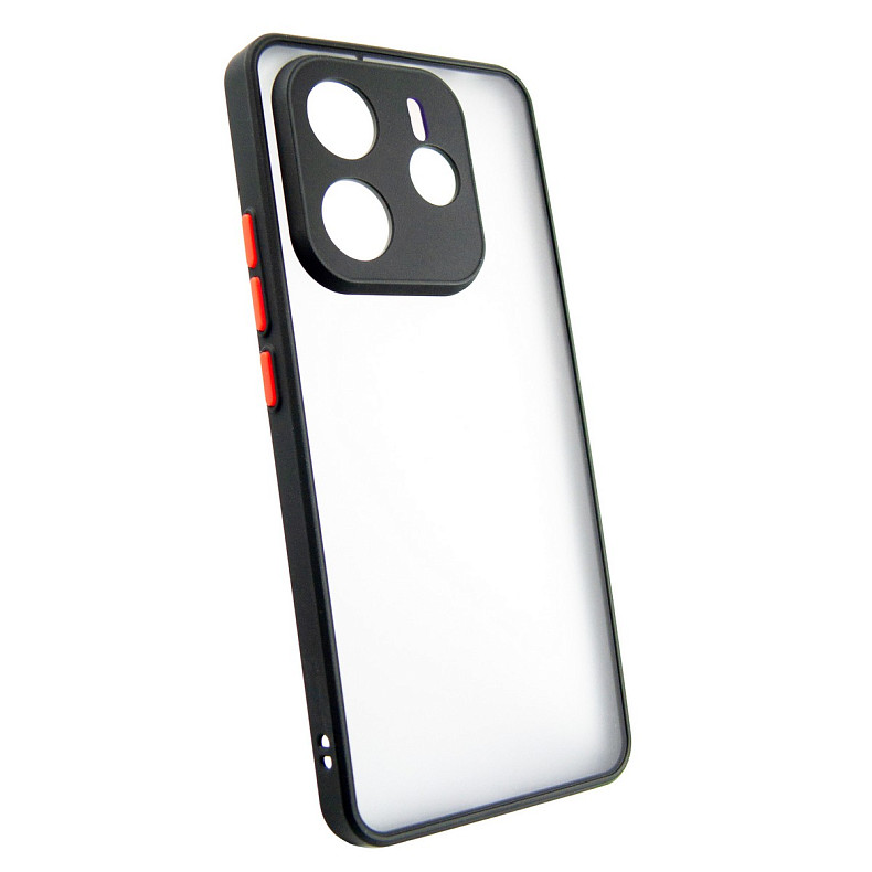 Чeхол-накладка Dengos Matt для Xiaomi Redmi Note 14 5G Black (DG-TPU-MATT-155)