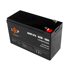 Аккумуляторная батарея LogicPower LP 12V 9AH (LP 6-DZM-9 Ah) AGM