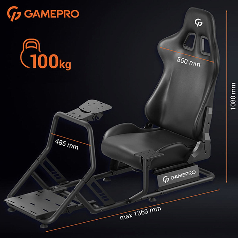 Кресло для геймеров "кокпит" GamePro RS100
