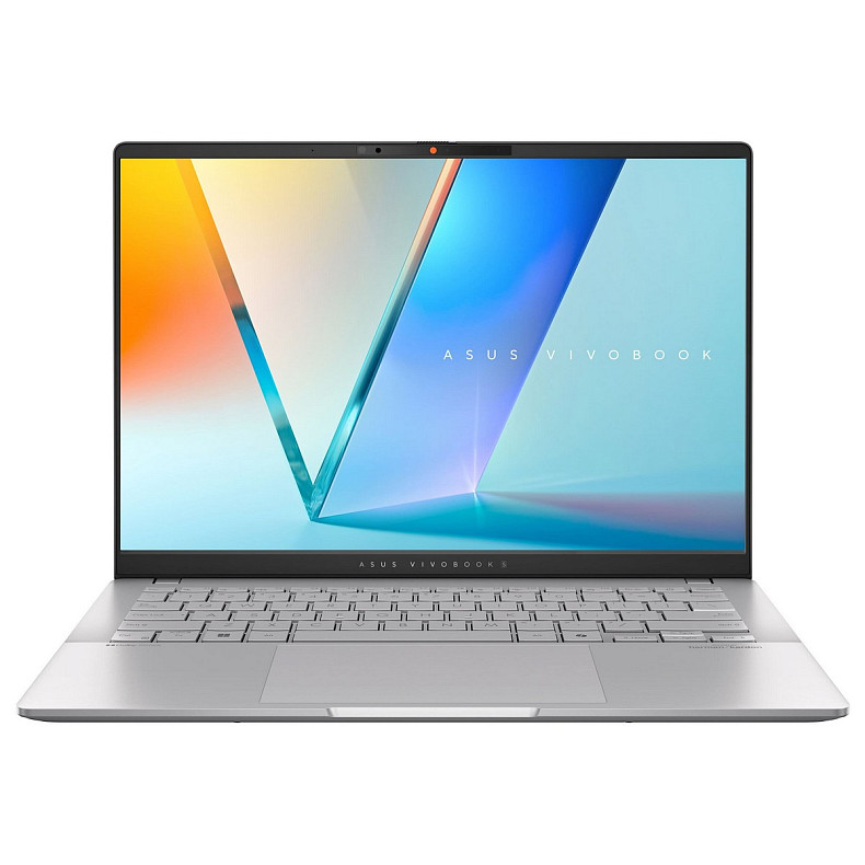 Ноутбук ASUS Vivobook S 14 M5406KA-SF150 14" FHD OLED, AMD AI 5340, 16GB, F512GB, UMA, NoOS, Серебр.