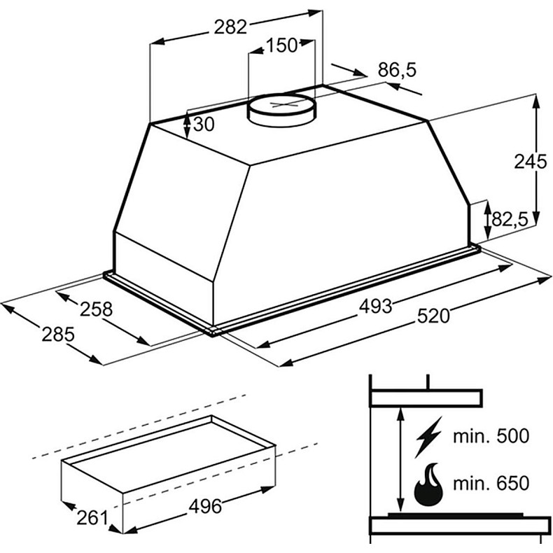 Витяжка Electrolux LFG525W
