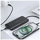 УМБ Choetech 10000mAh 22,5W Fast Charge MicroUsb,USB-A,USB-C,build-in USB-C/Lightning cable Black