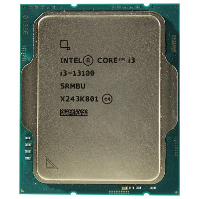 Процессор Intel Core i3 13100 3.4GHz (12MB, Raptor Lake, 60W, S1700) Tray (CM8071505092202)