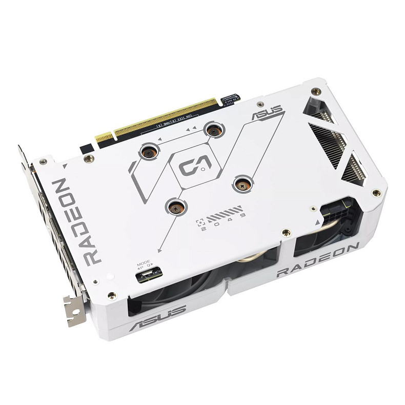 Вiдеокарта ASUS Radeon RX 9060 XT 16GB GDDR6 OC DUAL-RX9060XT-16G-WHITE білий