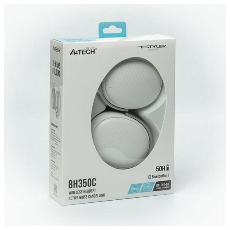 Bluetooth-гарнітура A4Tech Fstyler BH350C White