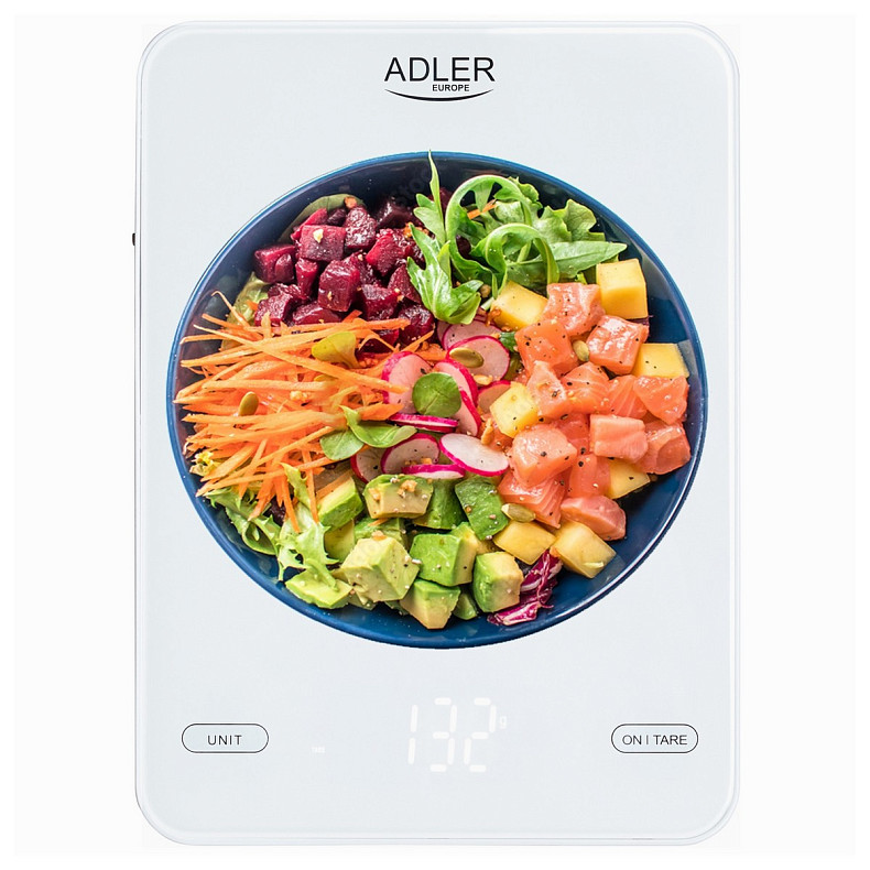 Ваги кухонні Adler AD 3177 White