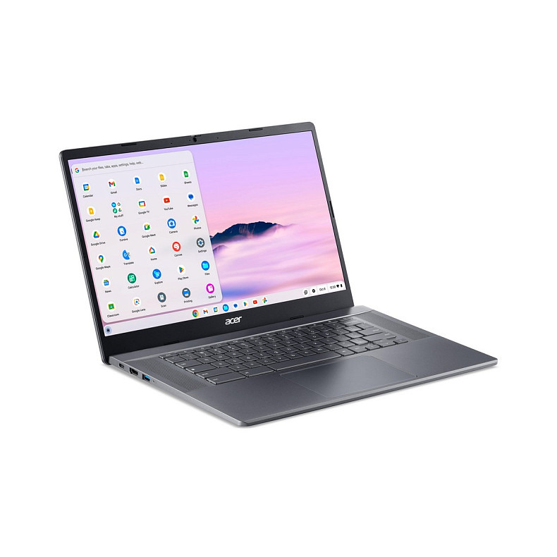 Ноутбук Acer Chromebook Plus CB515-2H 15" FHD IPS, Intel i5-1235U, 16GB, F512GB, UMA, ChromeOS, сіри