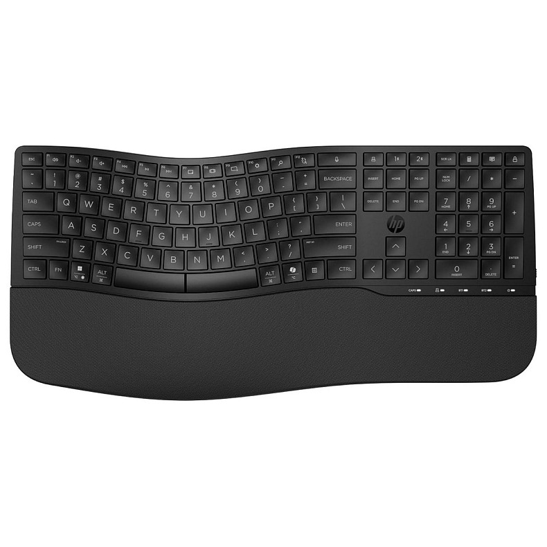 Клавіатура HP 680 Comfort Dual-Mode 111key, BT, EN/UK, чорний