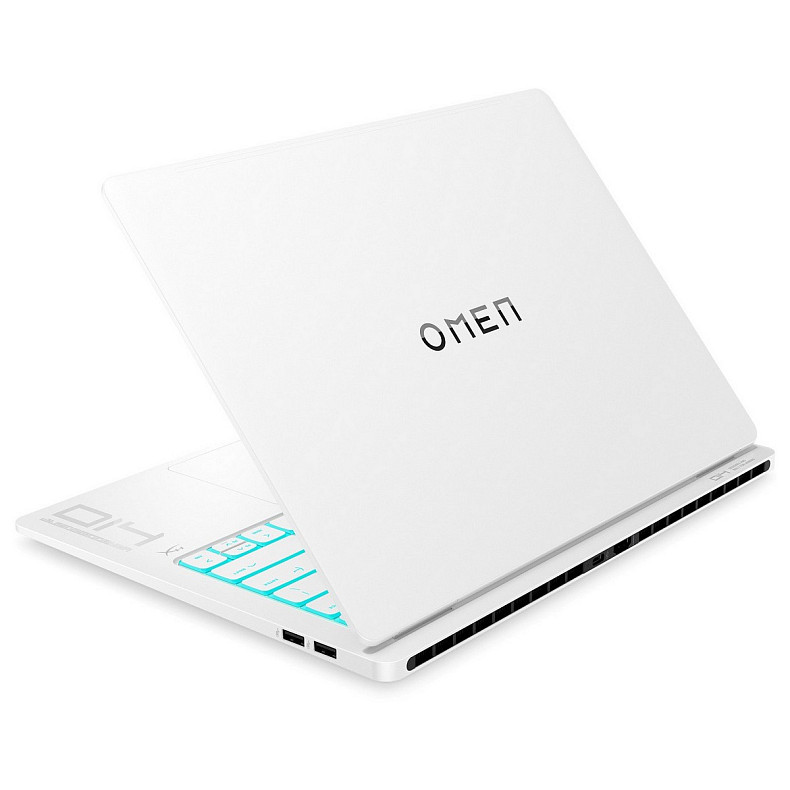 Ноутбук HP OMEN Transcend 14-fb1004ua 14" 3K OLED, Intel U9-285H, 32GB, F1TB, NVD5070-8, DOS, білий
