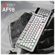 Клавиатура Ajazz AF98 Black USB-C White (AF98-W)