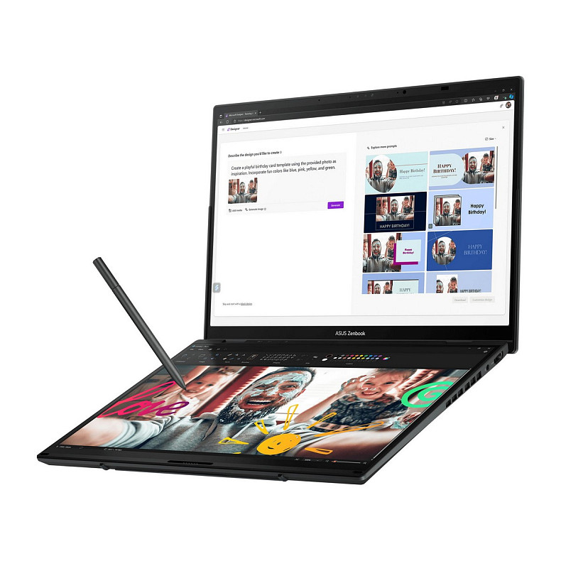 ASUS Zenbook Duo UX8406CA-PZ042X 14" 3K OLED, Intel Ultra 9 285H, 32GB, F2TB, UMA, Win11P