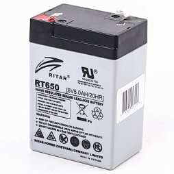 Аккумуляторная батарея Ritar 6 В 5 Aч (RT650)
