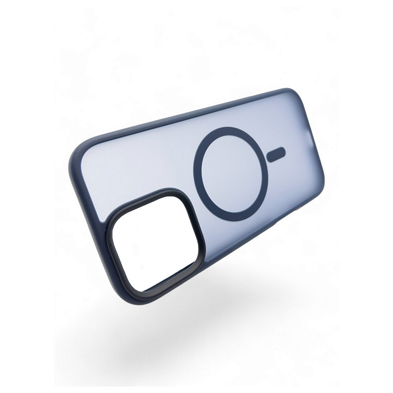 Чeхол-накладка BeCover Metal Buttons Case MagSafe для Apple iPhone 16 Pro Blue (712097)