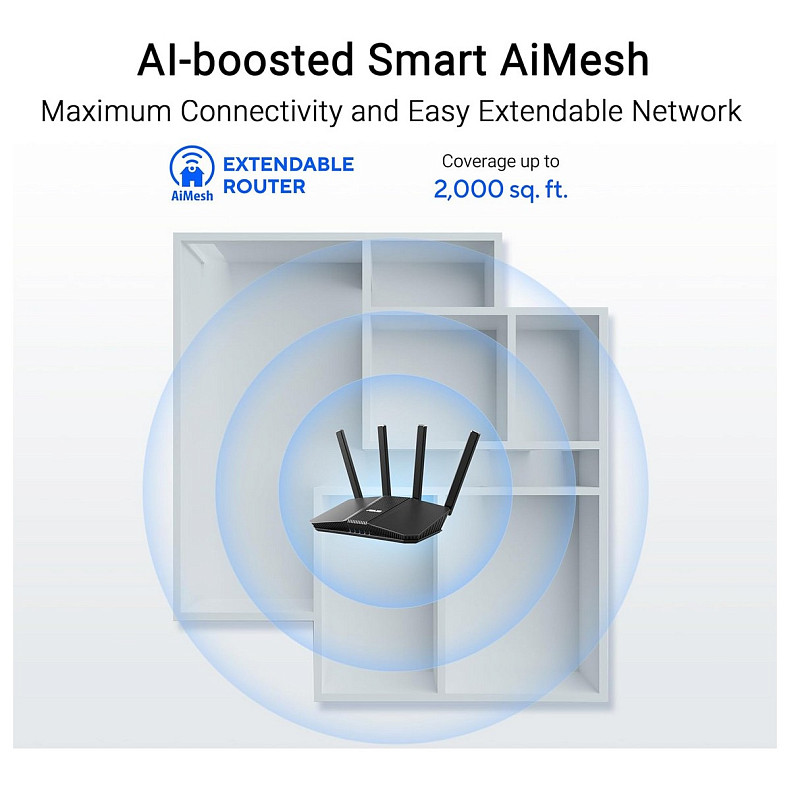 Wi-Fi роутер Asus RT-BE55 (90IG0A80-MO3C00)
