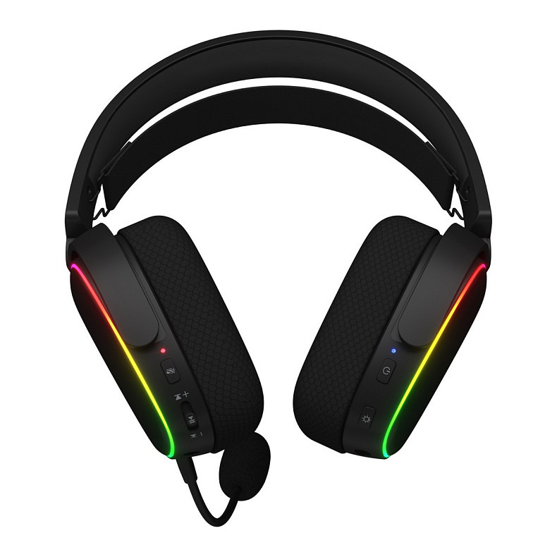 Гарнітура Hator Phoenix Wireless RGB Tri-mode Black (HTA-870)