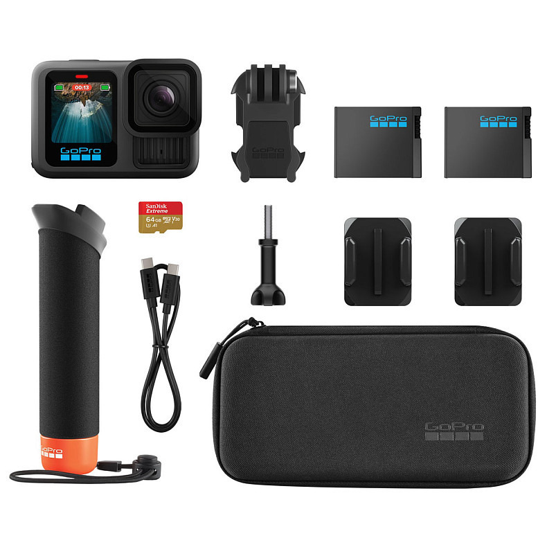 Камера GoPro HERO13 Black + Enduro + SD Card + Handler Floating (CHDRB-131-RW)