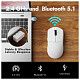 Миша Lemokey G1 USB-A/USB-C/WL/BT, 8K, білий