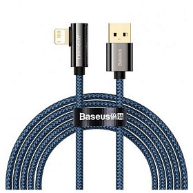 Кабель Baseus Legend Series Elbow USB-Lightning, 2м, Blue (CACS000103)