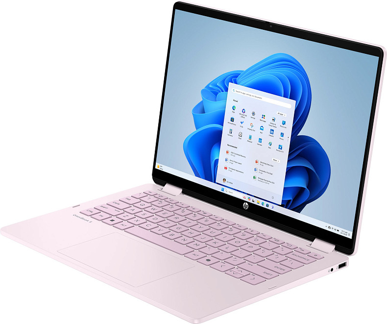 Ноутбук HP OmniBook 5 Flip x360 14-fp0032ua 14"2K IPS Ts,300n/Core3-100U/8Gb/SSD512Gb/IntGr/DOS/Рожевий