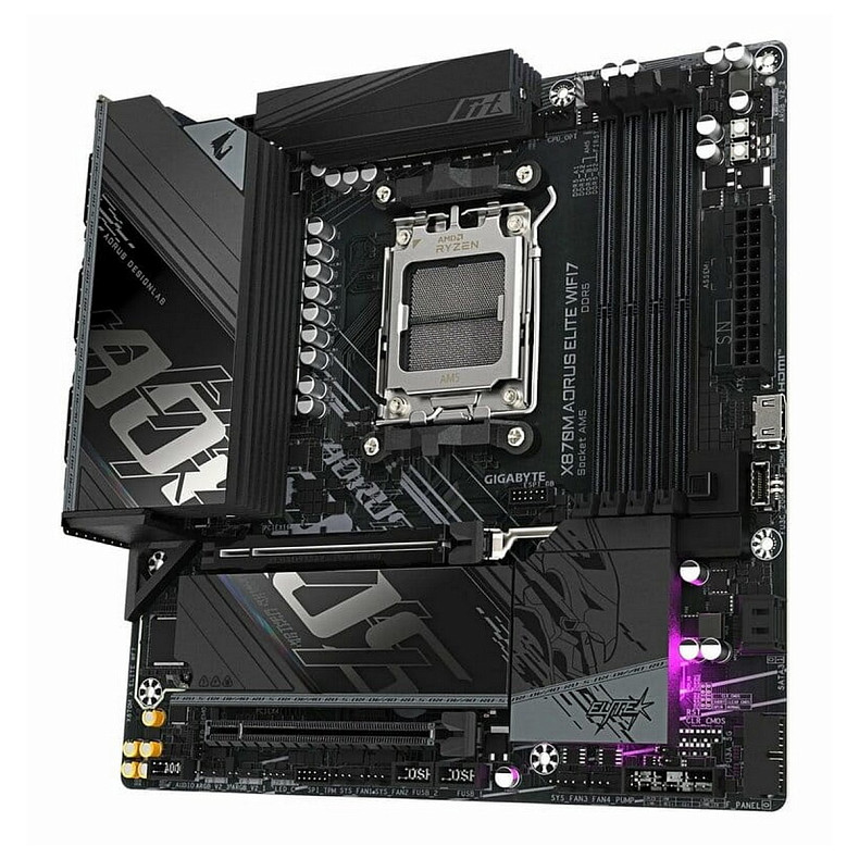 Материнская плата Gigabyte X870M Aorus Elite WiFi7 Socket AM5