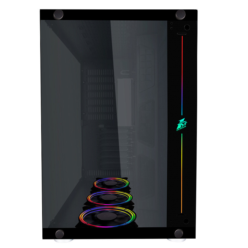 Корпус 1stPlayer SP8-G3 RGB LED Black без БП