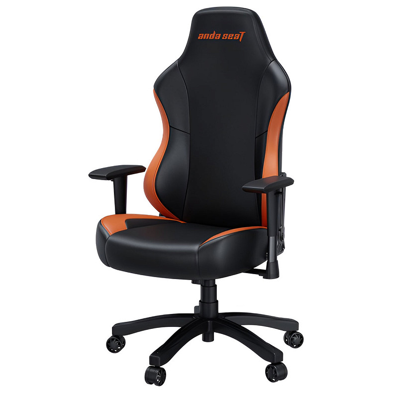 Крісло ігрове Anda Seat Luna Color Size L Black/Orange PVC