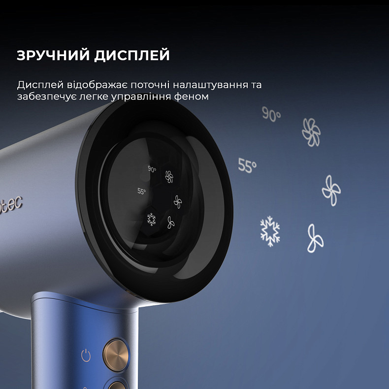 Фен CECOTEC IoniCare RockStar Nano IonTech Blue