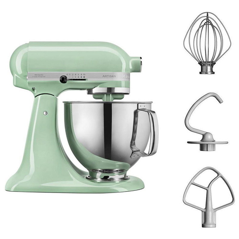 Кухонная машина KitchenAid Artisan 4,8 л 5KSM125EPT с откидным фисташковым блоком