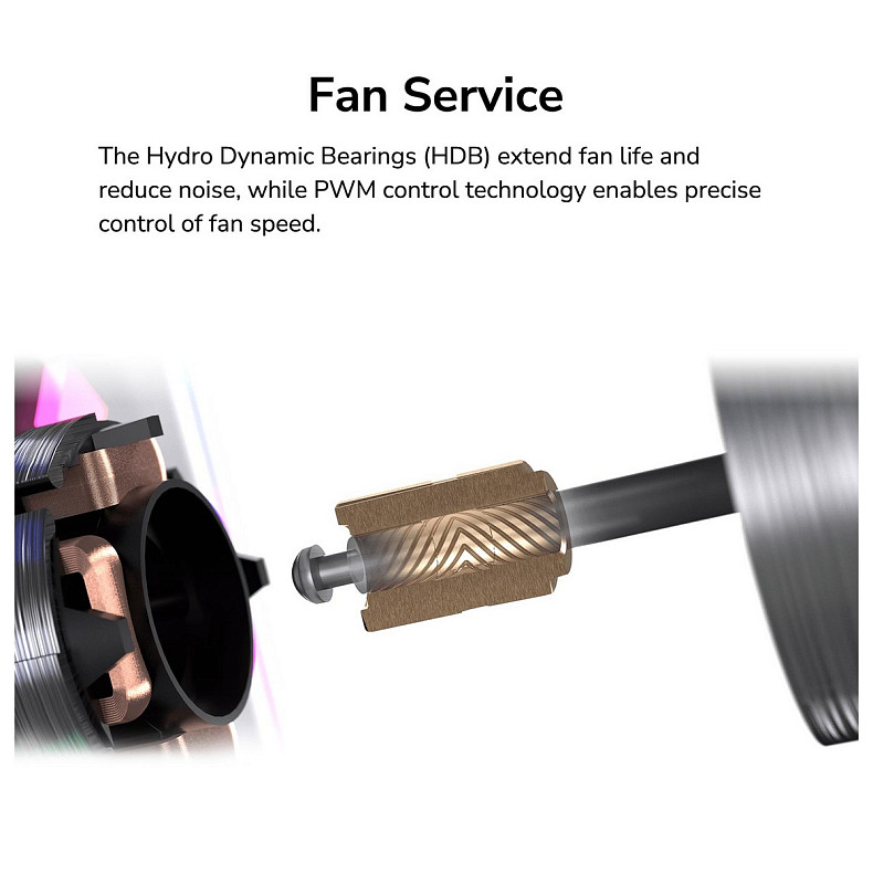 Вентилятор Cougar SC140 ARGB RB