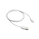 Кабель Canyon USB - USB Type-C 1м, White (CNE-USBC1W)