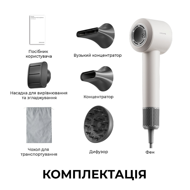 Фен Dreame Glint White (AHG1E-WH)